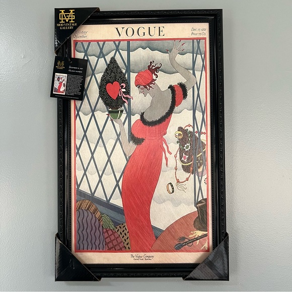Vogue Other - Vogue Vintage Framed Painting